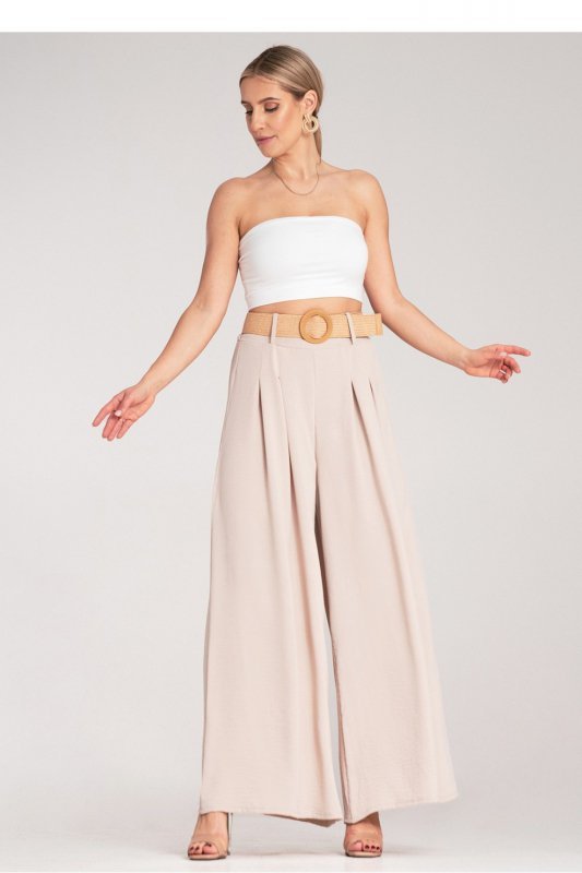 Spodnie Damskie Model M1160 Beige - Figl