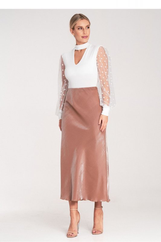 Spódnica Model M1084 Beige - Figl