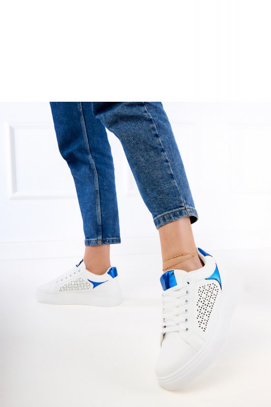 Buty Sportowe Model Remmi 700-21 White/Blue - PRIMO