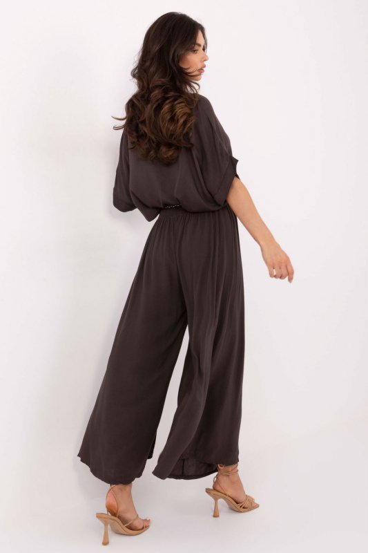 Spodnie Damskie Model TW-SP-BI-81733.14 Dark Brown - Och Bella