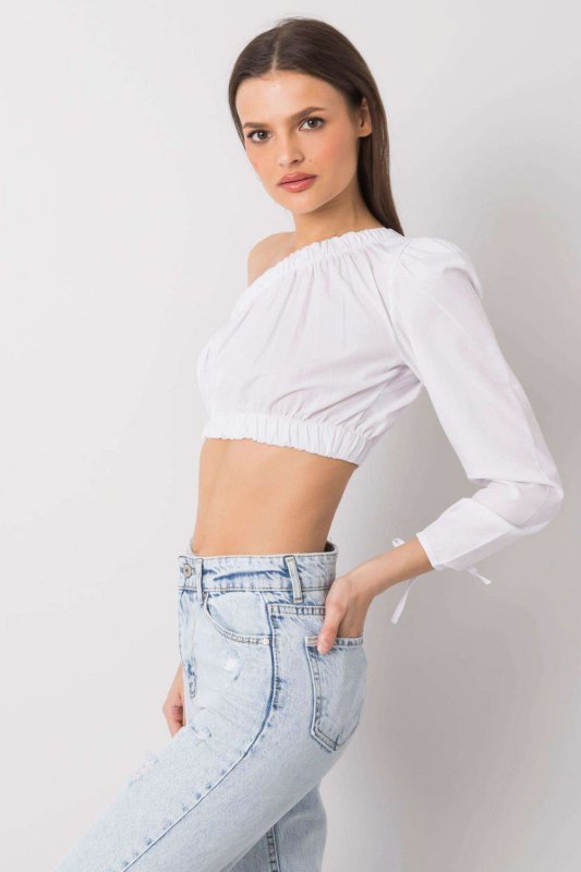 Bluzka Model 341-BZ-5267.05 White - Rue Paris