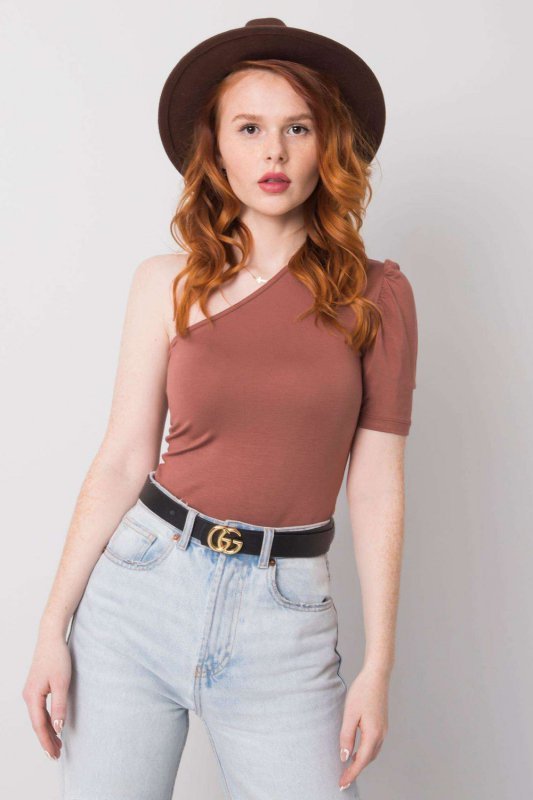Bluzka Model 95-BZ-190101.22P Brown - Rue Paris
