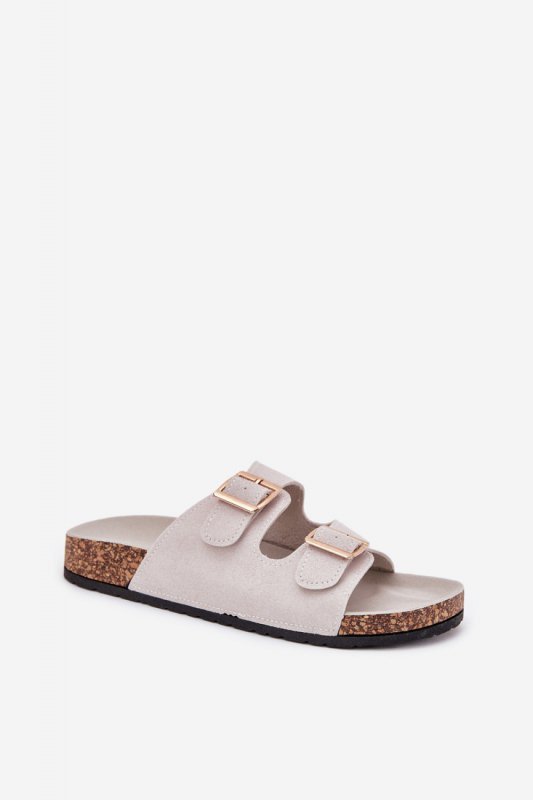 Sandał Klapki Model Lunera 7902 Grey - Step in style