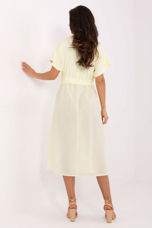 Sukienka Model TW-SK-BI-6-2041.89 Light Yellow - Och Bella