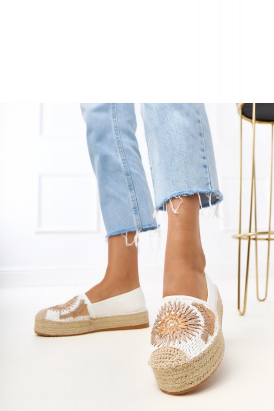 Espadryle Model Lorina E5573 White - PRIMO