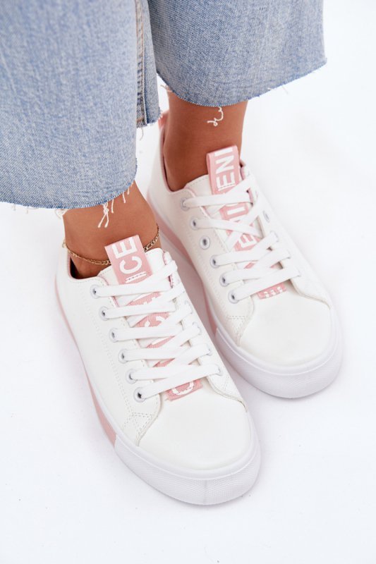 Trampki Model Ville LA221 Pink - Step in style