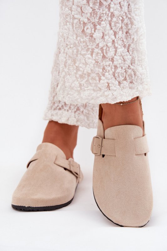 Sandał Klapki Model Klarae H5088 Light Beige - Step in style