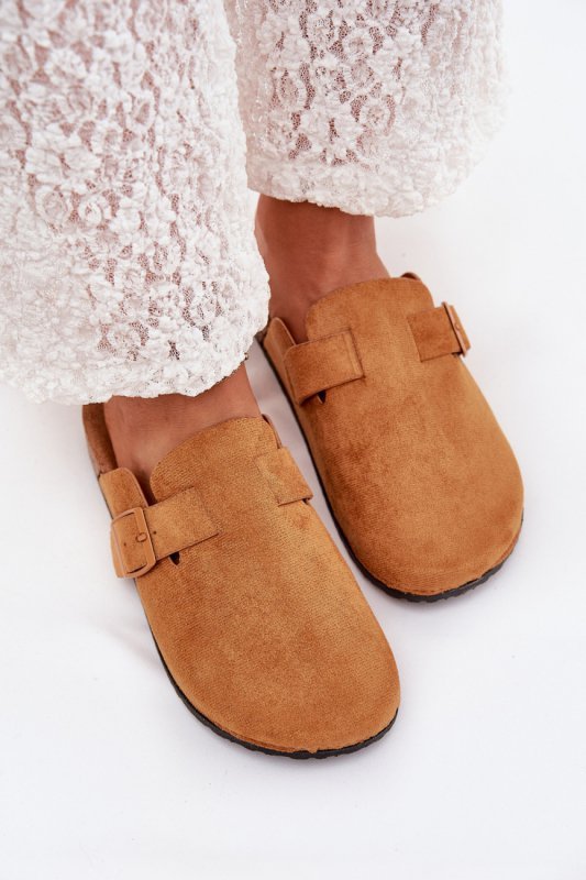 Sandał Klapki Model Klarae H5088 Camel - Step in style