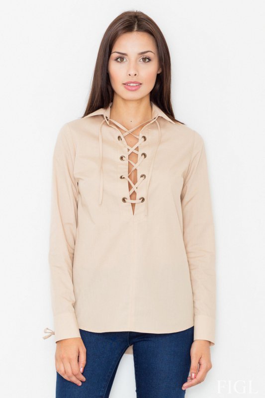 Bluzka Model M494 Beige - Figl