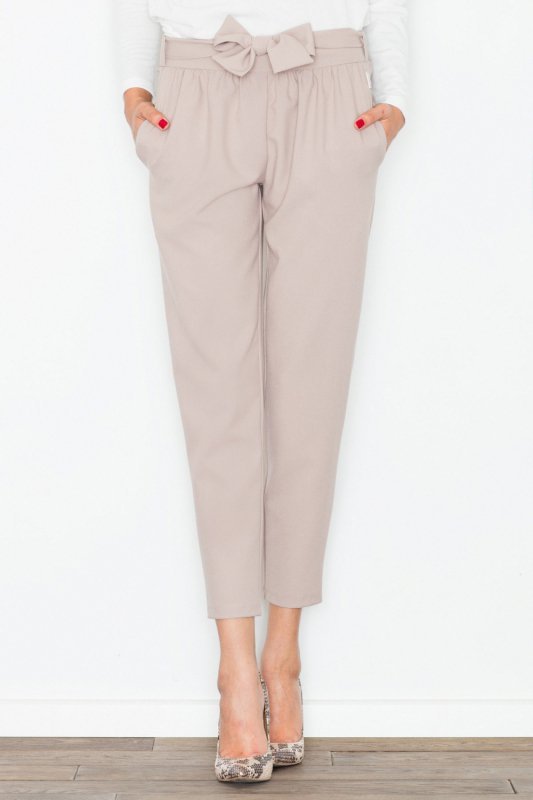 Spodnie Damskie Model M523 Beige - Figl