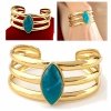 BRACELET GOLD CELEBRITY NEREZOVÁ OCEL