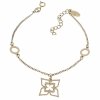 BRACELET GOLD CELEBRITY NEREZOVÁ OCEL