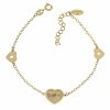 BRACELET GOLD CELEBRITY NEREZOVÁ OCEL