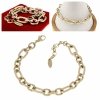 BRACELET GOLD CELEBRITY NEREZOVÁ OCEL