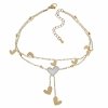 BRACELET GOLD CELEBRITY NEREZOVÁ OCEL