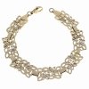 BRACELET GOLD CELEBRITY NEREZOVÁ OCEL
