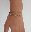 BRACELET GOLD CELEBRITY NEREZOVÁ OCEL