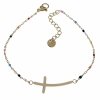BRACELET GOLD CELEBRITY NEREZOVÁ OCEL