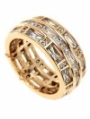 Goldring 18,60 mm. vergoldete Verlobung Xuping