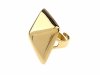 Ring 18,30 mm, goldener Edelstahl