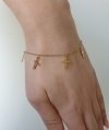 ARMBAND GOLD CELEBRITY EDELSTAHL