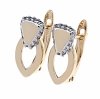 exklusive swarovski vergoldete ohrringe