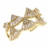 Goldring 17,00 mm. vergoldete Verlobung Xuping