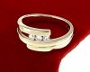 Goldring 18,60 mm. vergoldete Verlobung Xuping