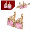 exklusive swarovski vergoldete ohrringe