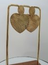 goldene Ohrringe aus Edelstahl