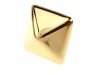 Ring 18,30 mm, goldener Edelstahl