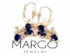 exklusive swarovski vergoldete ohrringe