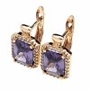 exklusive swarovski vergoldete ohrringe