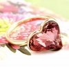 Goldring 18,30 mm. vergoldete Verlobung Xuping