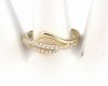 Goldring 18,60 mm. vergoldete Verlobung Xuping