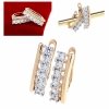 exklusive swarovski vergoldete ohrringe