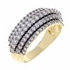 Goldring 18,60 mm. vergoldete Verlobung Xuping