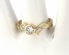 Goldring 18,60 mm. vergoldete Verlobung Xuping