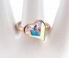 Goldring 18,30 mm. vergoldete Verlobung Xuping