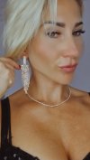 OHRRINGE GOLD LANGE ZIRKONIA HOCHZEIT HOCHZEIT