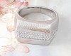 Goldring 17,60 mm. vergoldete Verlobung Xuping