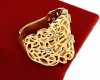Ring 18,30 mm, goldener Edelstahl