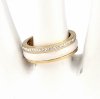 Ring 19,00 mm, goldener Edelstahl