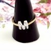 Ring 19,30 mm, goldener Edelstahl