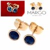 exklusive swarovski vergoldete ohrringe