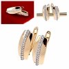 exklusive swarovski vergoldete ohrringe