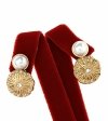 goldene Ohrringe aus Edelstahl