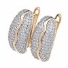 exklusive swarovski vergoldete ohrringe