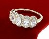 Goldring 18,60 mm. vergoldete Verlobung Xuping