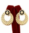 goldene Ohrringe aus Edelstahl